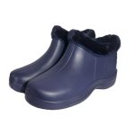 Kaloszki puchowe damskie niebieskie